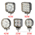 4 Zoll runde Quadrat LED -Arbeitslichter 20W 42W 50W LKW -LED -Arbeitslicht für Kenworth Traktor